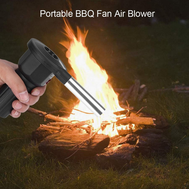 Portable Fire Blower Battery Powered BBQ Grill Fan