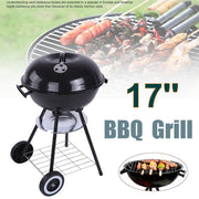 Metal Charcoal BBQ Grill Pit Outdoor Camping Cooker