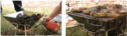 Folding Stainless Steel BBQ Grill Portable Camping
