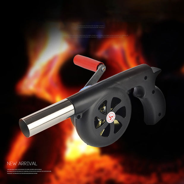 Large Outdoor Hand-Cranked Combustion Blower