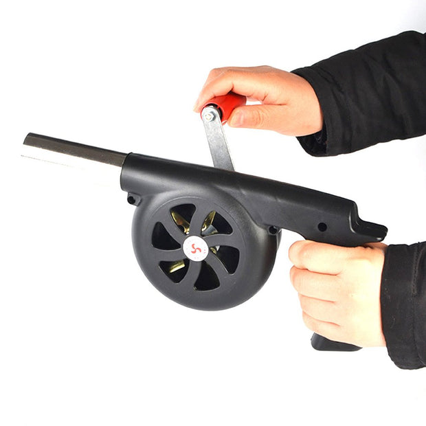 Large Outdoor Hand-Cranked Combustion Blower