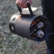 Fast Charcoal Ignition Barrel Carbon Stainless Steel
